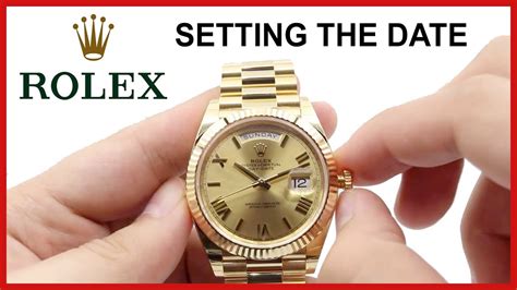 rolex can't tell the time|how to adjust rolex date.